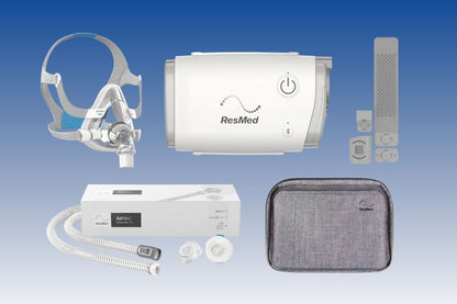 ResMed AirMini Automatic CPAP HumidX Starter Kit (AirTouch F20 Mask Included)